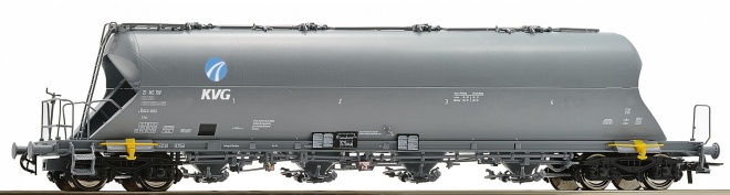 Coal dust hopper car KVG<br /><a href='images/pictures/Roco/Roco-76701.jpg' target='_blank'>Full size image</a>